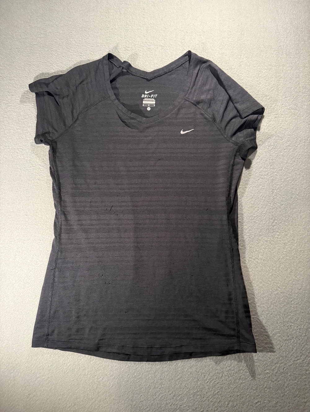 Nike Dri-FIT Black Short Sleeve Athletic Shirt Medium